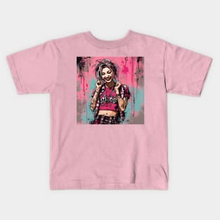 Grunge Girl Kids T-Shirt